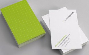 Creative Minimalistic Business Cards – Student Upstarts