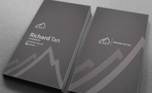 Cool Minimalistic Business Card – BMF