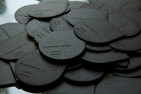 Cool Rounded Business Cards - Mattia Bernini