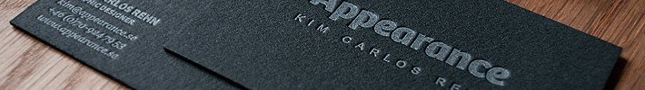 Letterpress Business Card - Appearance