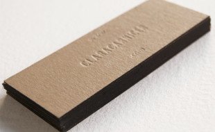 Letterpress Business Card – Clara Carnicer