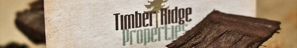 Unique Business Card - Timber Ridge Properties
