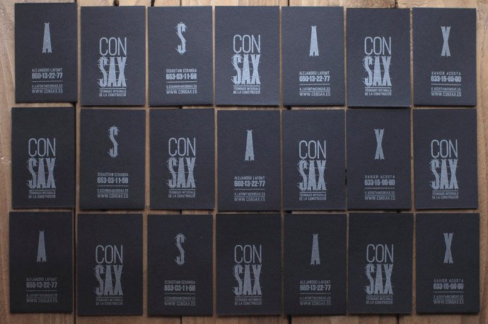 Cool Duplexed Business Cards - Consax