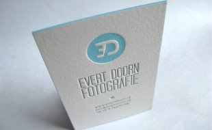 Cool Letterpress Business Card – Evert Doorn