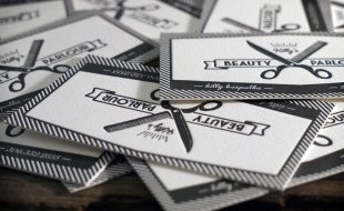 Letterpress Business Cards – Kitty’s Beauty Parlour