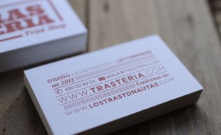 Lettrpress Business Cards – La Trasteria