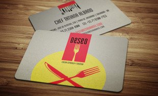 Cool Business Card Design - Deseo Restaurant