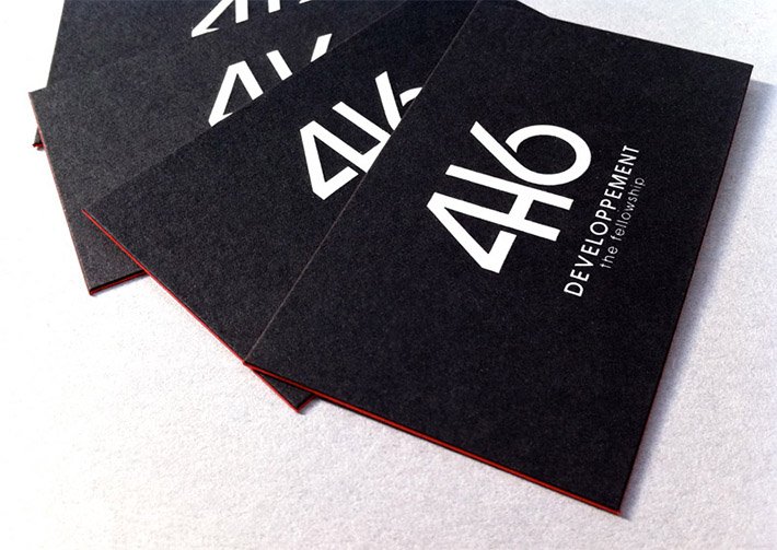 Cool Letterpress Business Card - 416