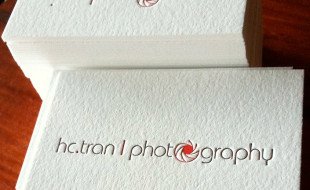 Cool Letterpress Business Cards - Hung C. Tran