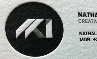 Cool Letterpress Business Card - Hellohikimori