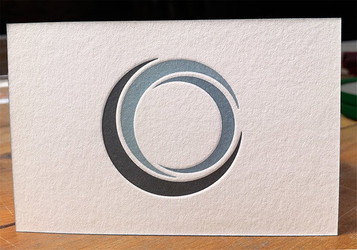 Cool Letterpress Business Card - Pascal Morio