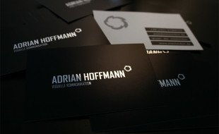 Cool Minimalistic Business Card - Adrian Hoffmann
