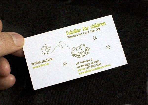Creative Business Card - L'atelier for Children