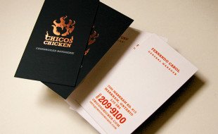 Custom Business Cards - Chicos Chicken