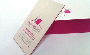 Custom Letterpress Business Card - StartingBlock