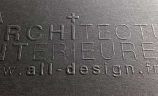 Letterpress Business Card - All Design
