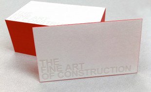 Letterpress Business Card - Quixote Davis
