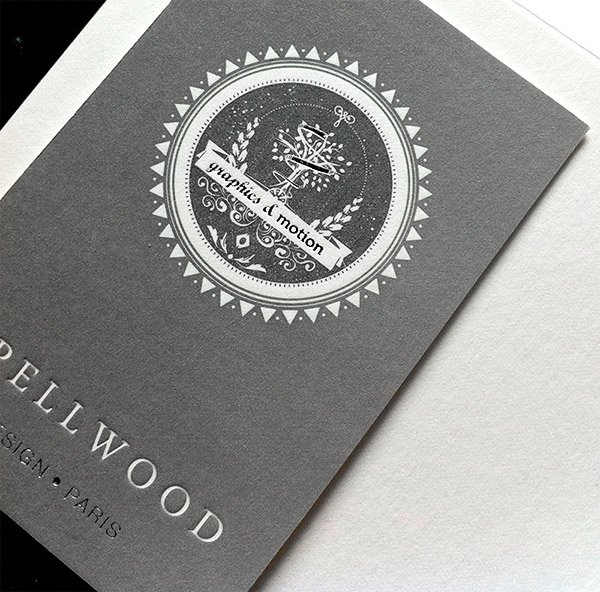Unique Beautiful Letterpress Business Card - Spellwood