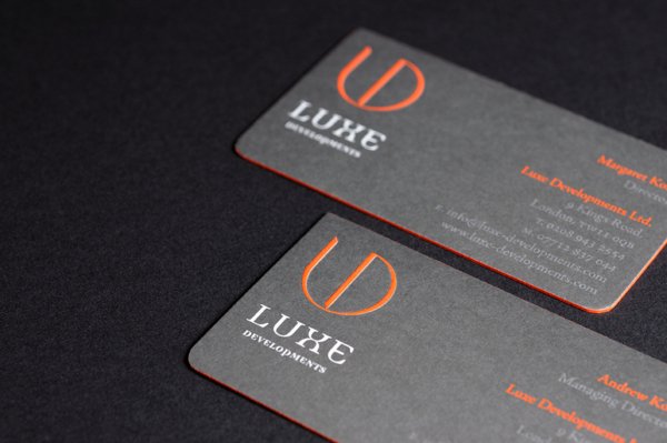 Unique & Cool Business Card - Luxe Development