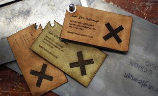 Unique Leather Business Cards – Sam Stringleman