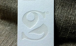 Unique Letterpress Business Card - 2S