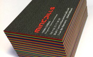 Unique Letterpress Business Card - MindPills