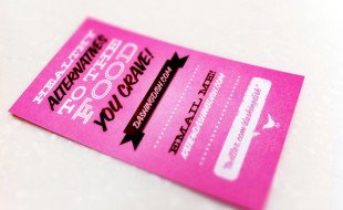 Unique Pink Business Card - DashingDish