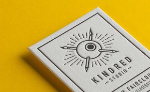 Cool Letterpress Business Card – Kindred