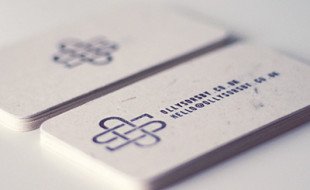 Recycled Stamped Business Cards – Olly Sorsby