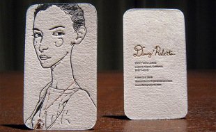 Cool Letterpress Business Card - Danny Roberts