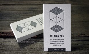 Letterpress Business Card - Tri Nguyen