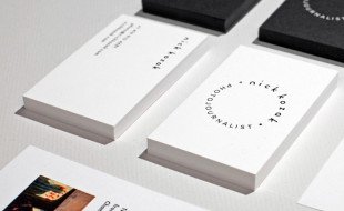 Minimalistic Business Cards - Nick Kozok