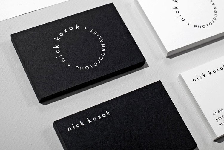 Minimalistic Business Cards - Nick Kozok