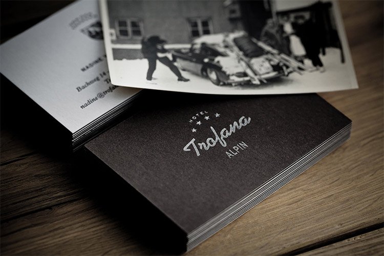 Unique Business Cards - Trofana Alpin