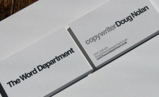 Minimalistic Business Card - The Word Department