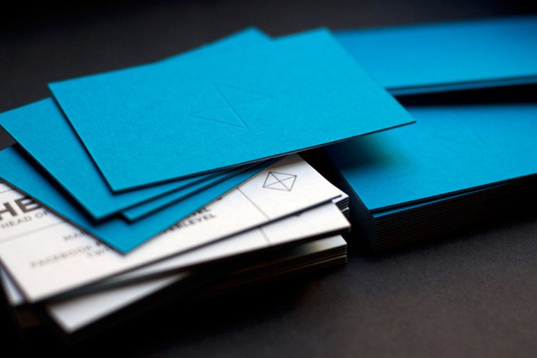 Letterpress Business Cards - Herr Fabu