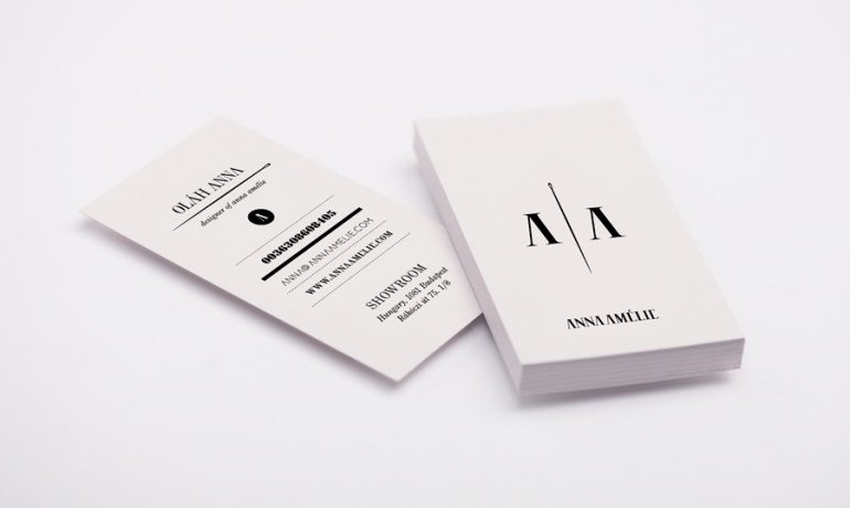 Black&White Business Cards - Anna Amelie