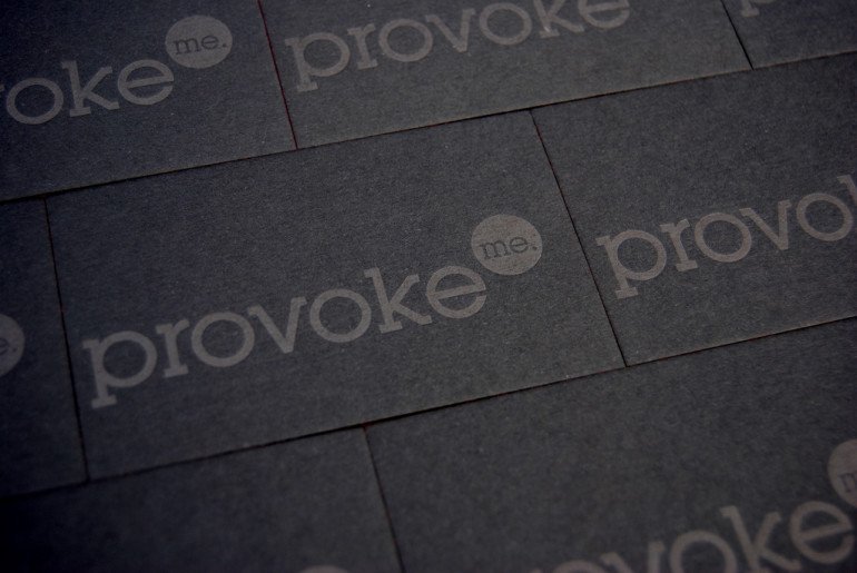 Cool Duplexed Business Card - Provoke Me