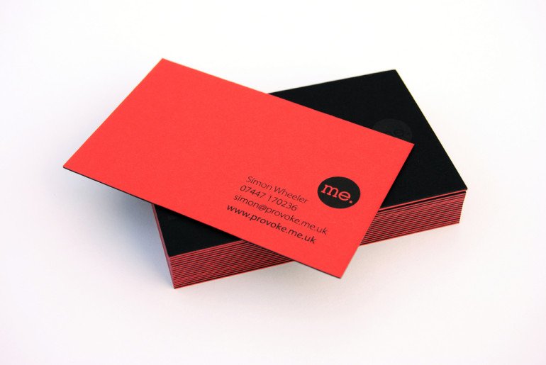 Cool Duplexed Business Card - Provoke Me