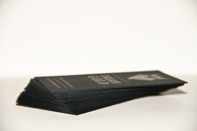 Cool Gold Ink Business Cards - Dream Gold