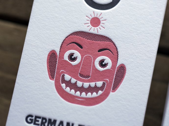 Custom Letterpress Business Card - German Torres2