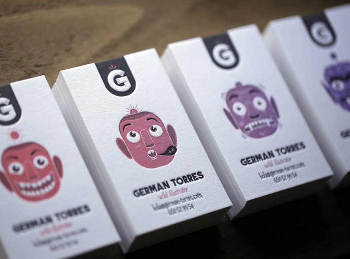 Custom Letterpress Business Card - German Torres7