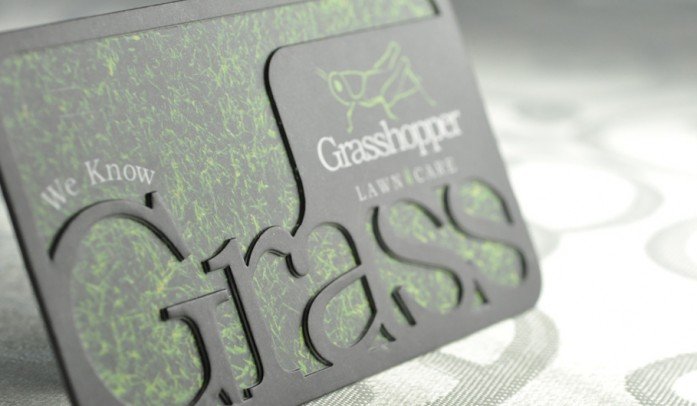 unique double layered business card grasshopper cardrabbit com layered business cards