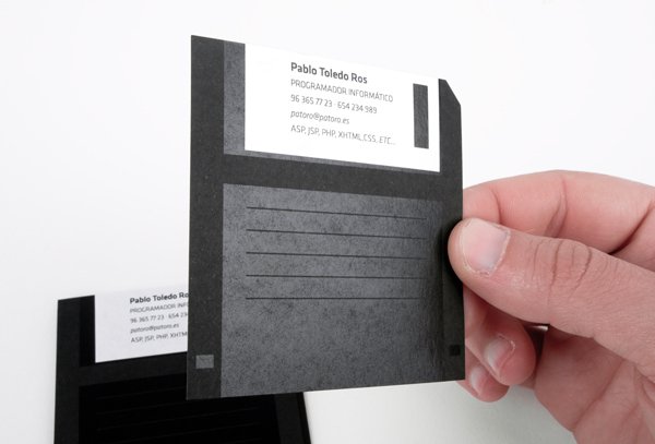 Unique Floppy Disk Business Card - Pablo Toledo Ros 2