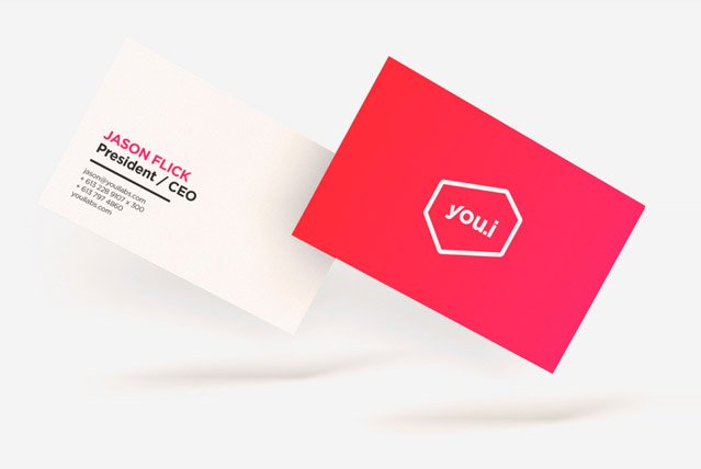 Colorful Custom Business Card - You-I