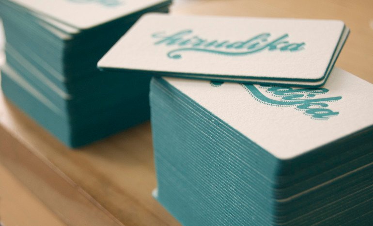 Creative Letterpress Business Cards - Hirudika 5