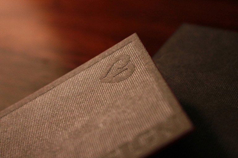 Letterpress Business Card - Cousins Design