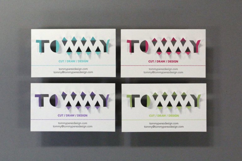 Creative Business Cards - Tommy Perez 2
