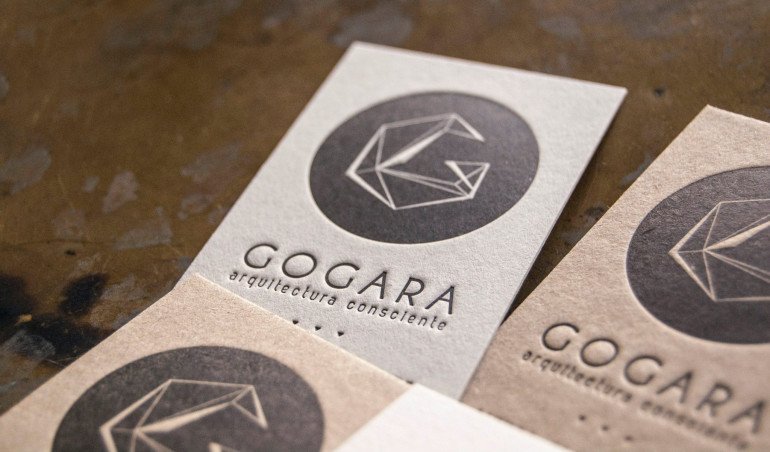 Gorgeous Letterpress Business Cards - Gogara