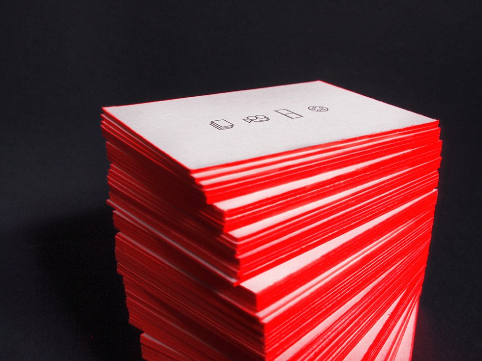Cool Edge-painted Business Cards - Marcin Luczaj